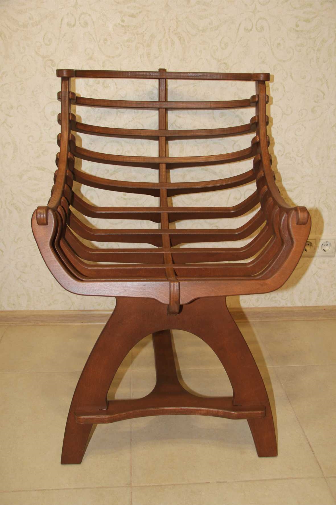 Деревянное кресло «релакс»